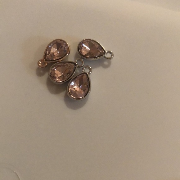 1pc NEW Faceted Stone Bezel Teardrop Multi Oval DIY Fashion Jewelry Pendants - Picture 12 of 16